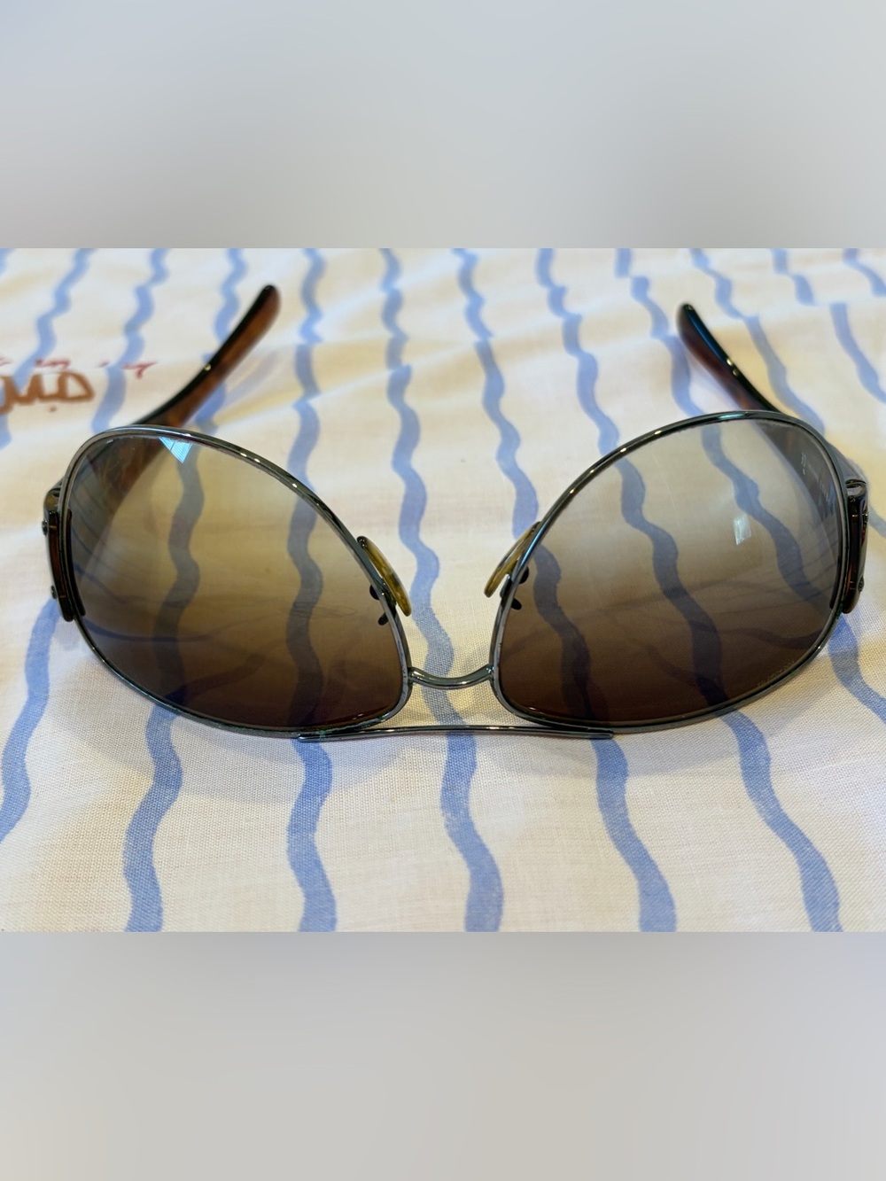 Authentic Prada Tortoise Shell Aviator Sunglasses 🕶️🇮🇹 - Picture 8 of 11